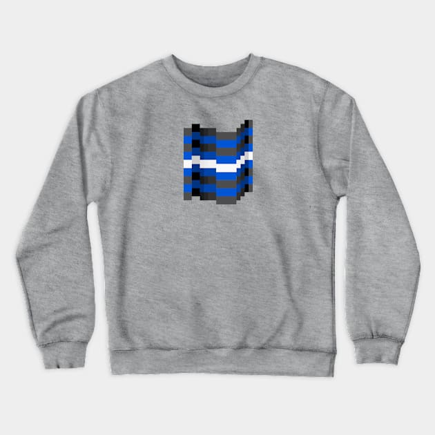 Pixel Pride Crewneck Sweatshirt by traditionation